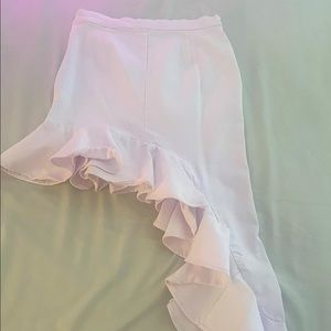 Beautiful asymmetrical Jean skirt